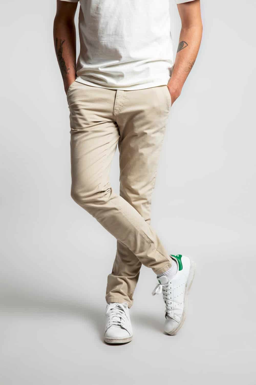 Pantalón de drill khaki - miniatura 1