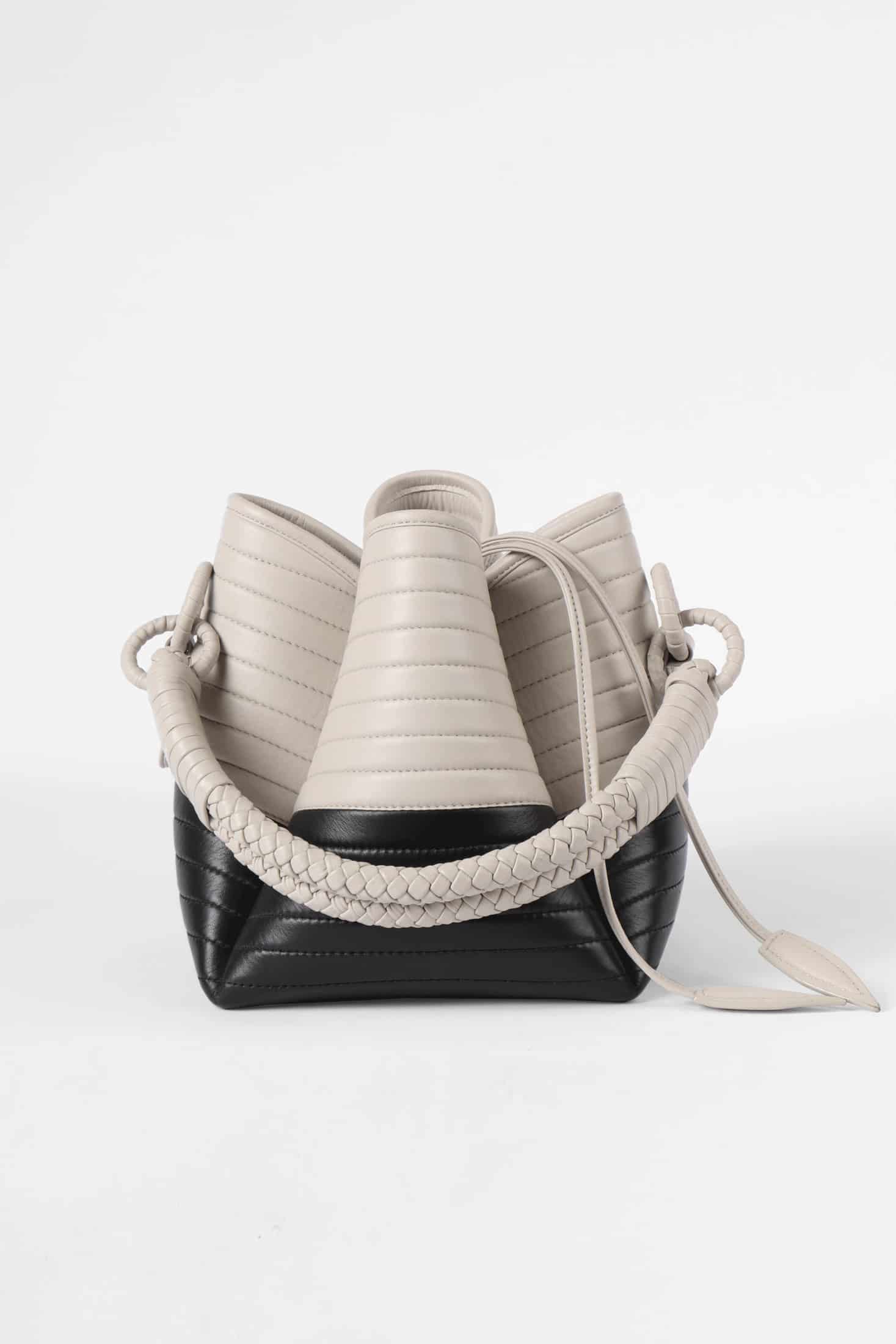 Tulip Oxford Bag, Black & Off-White - miniatura 1