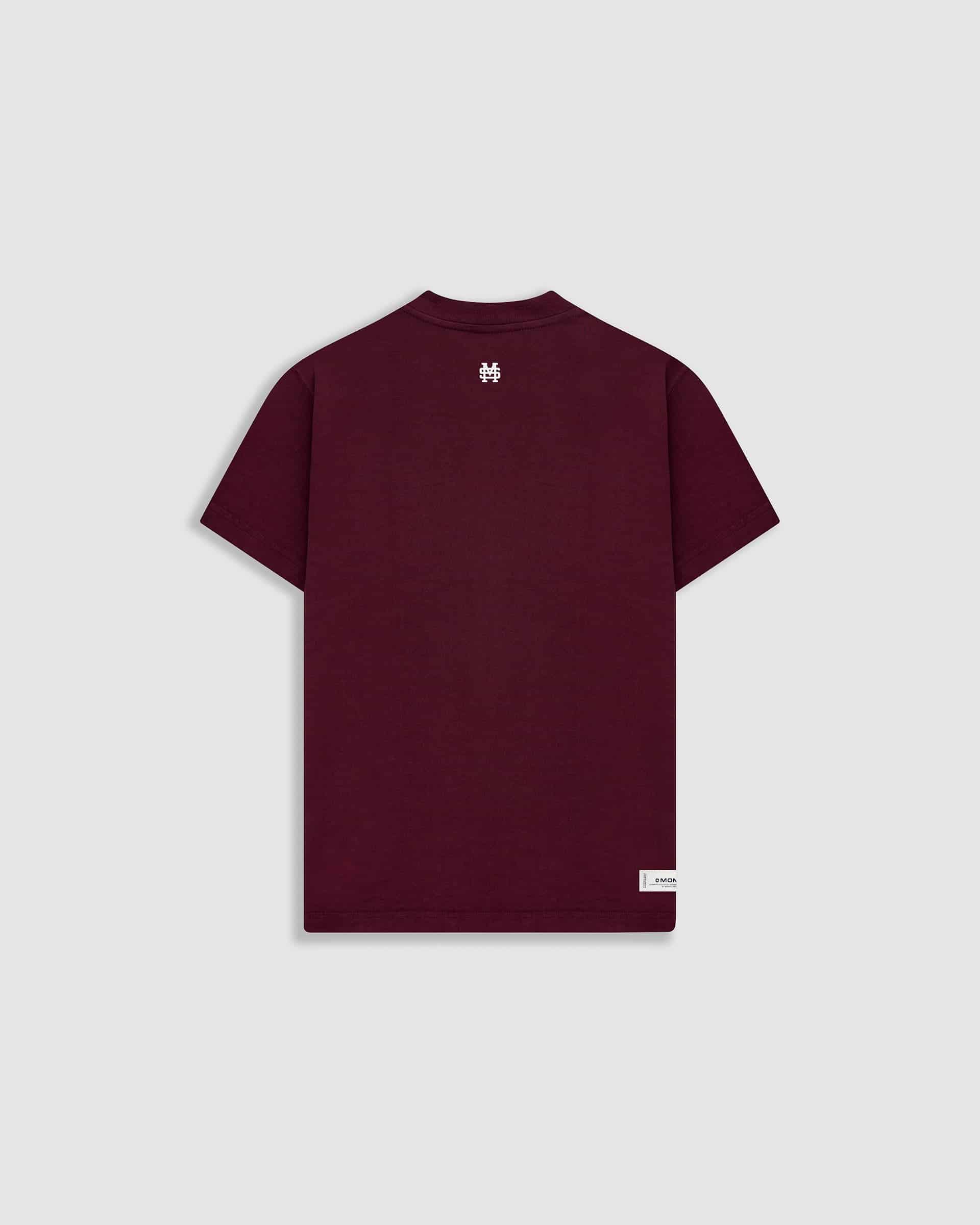 Camiseta Regular Fit Básica V3 - Burgundy - miniatura 7