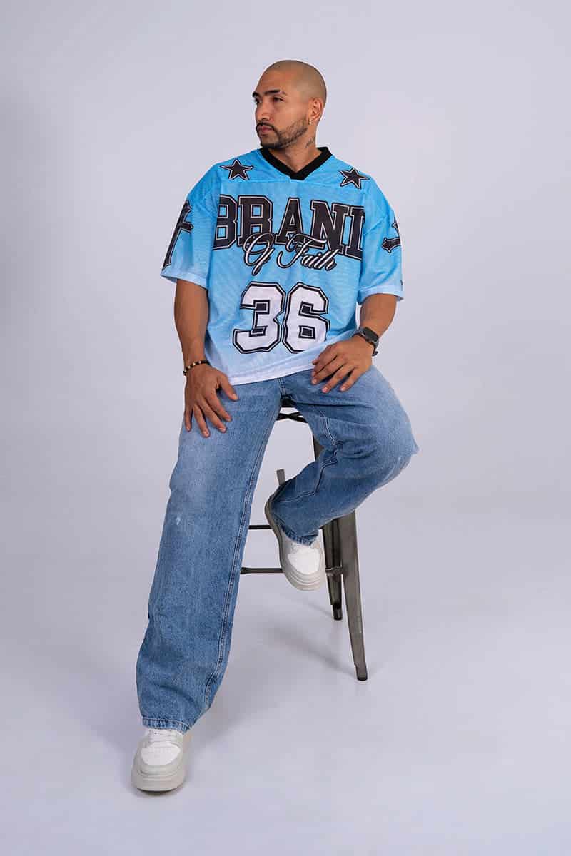 Camiseta oversize malla brand - miniatura 4
