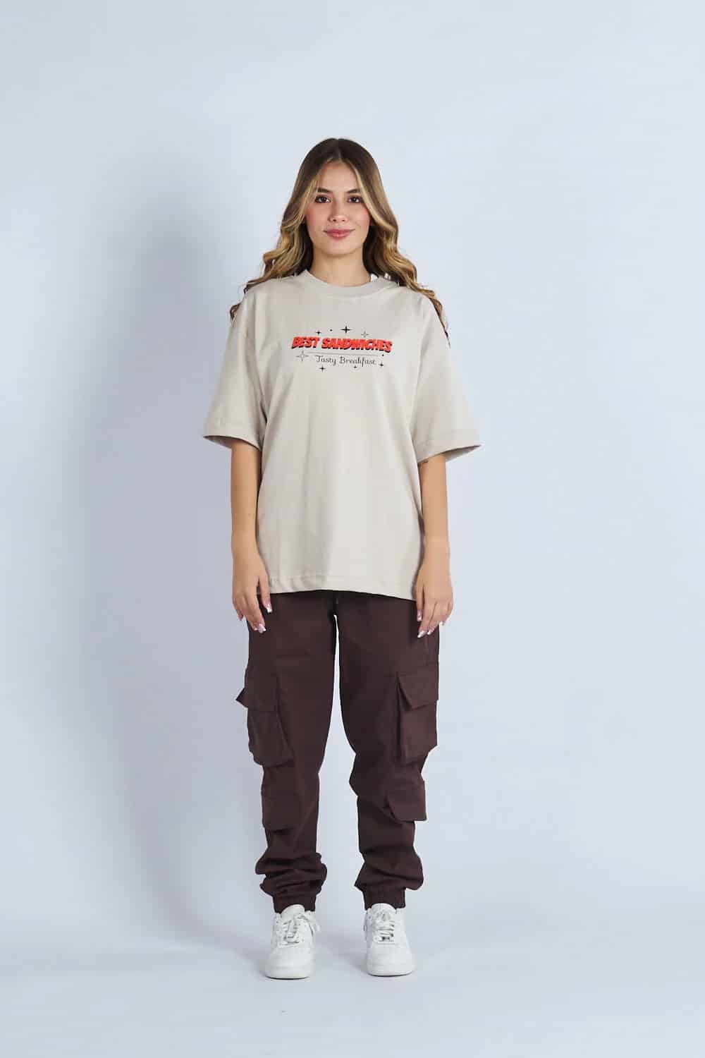 Camiseta oversize Best Sandwiches Marfil| DROP 03 | - miniatura 5