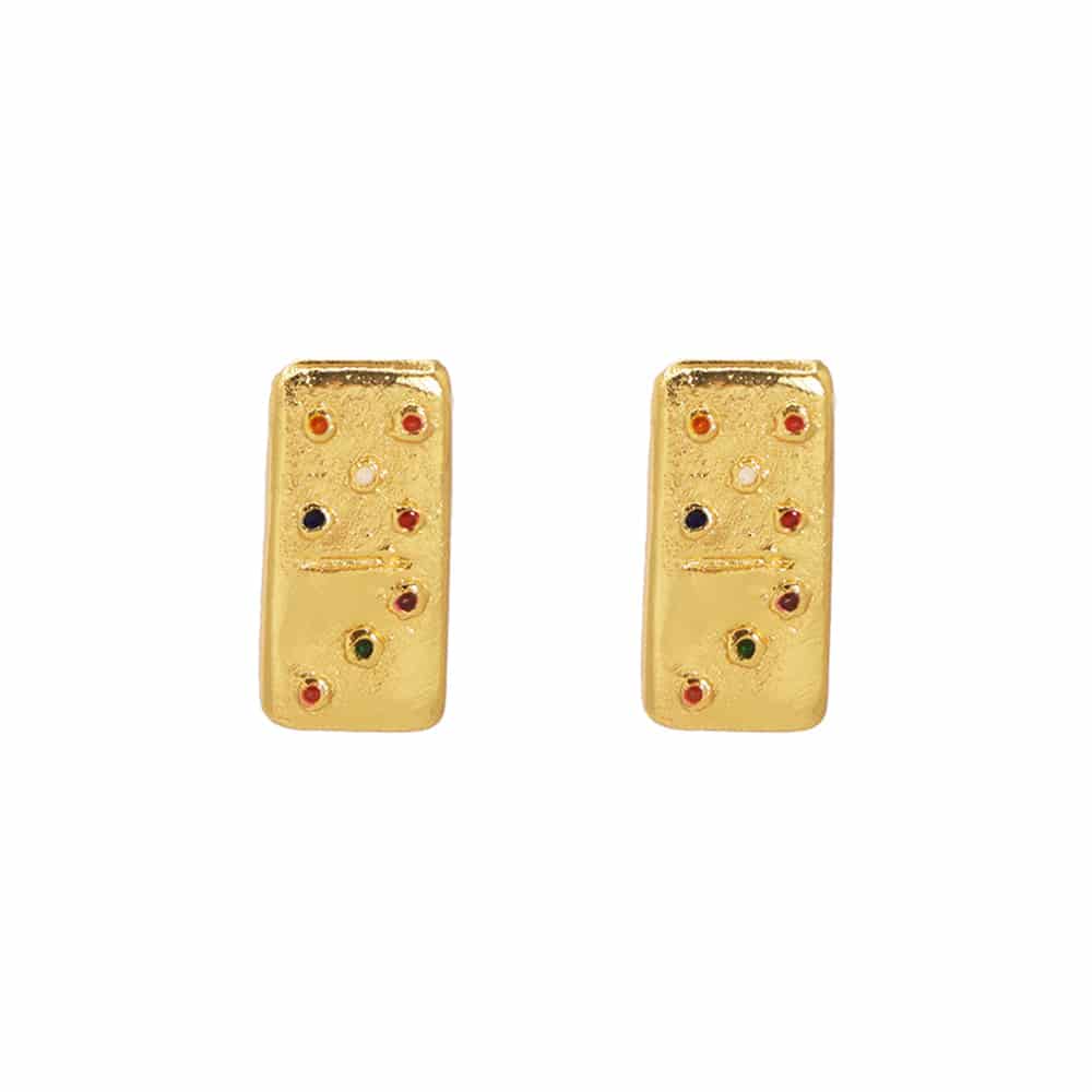 Aretes Dominó Mini - miniatura 1