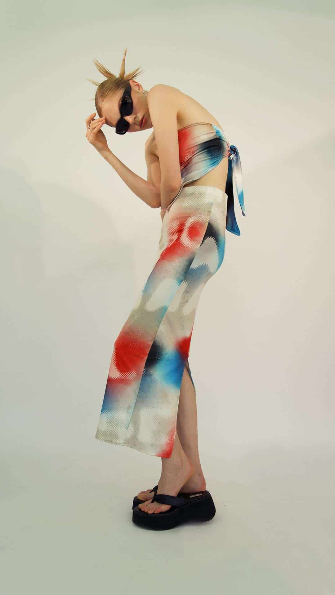Long Skirt in Grafitti - miniatura 3