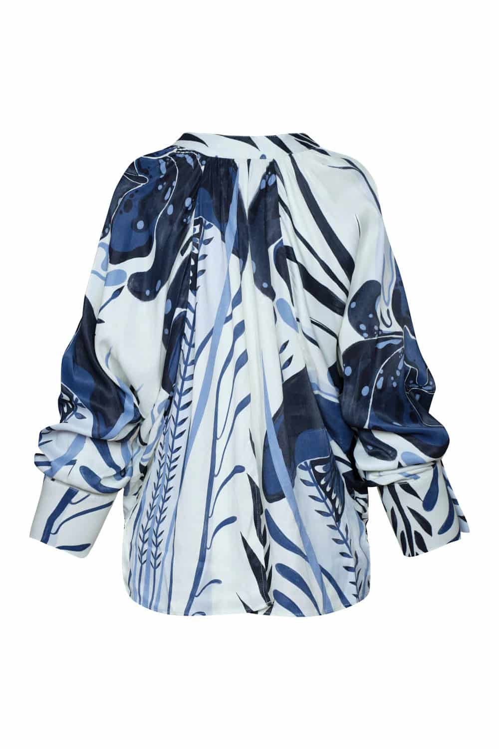 Blusa tai ivory navy - miniatura 3