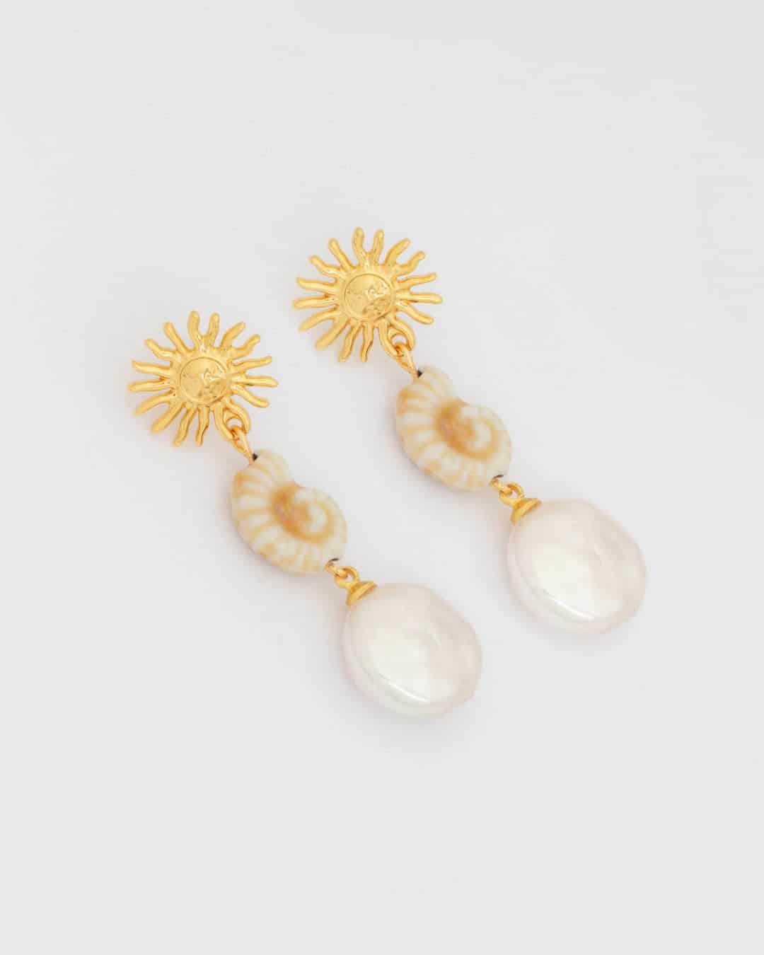 Aretes Sol Perla - miniatura 2