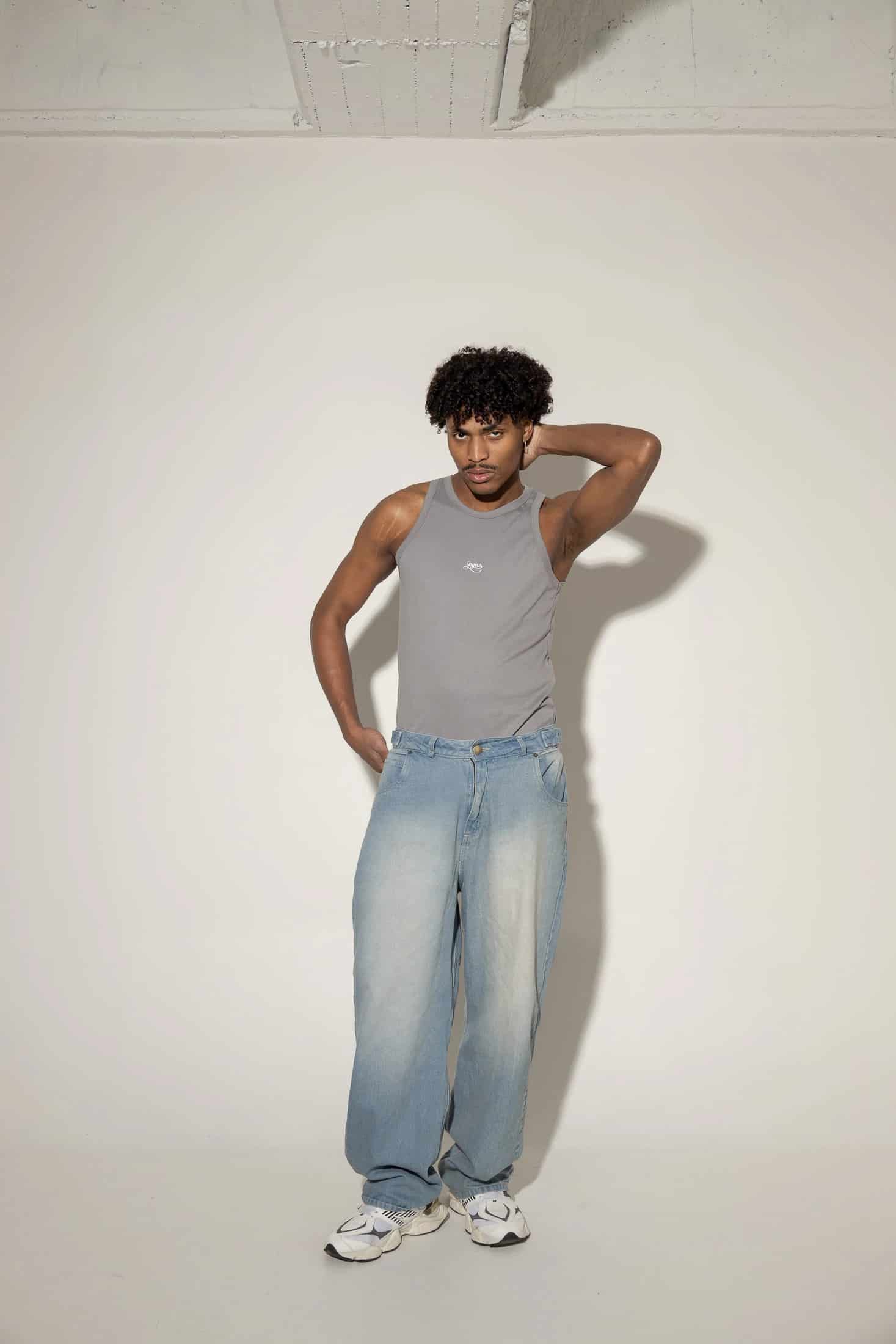 Camisilla Redemption Rib-Gris - miniatura 1