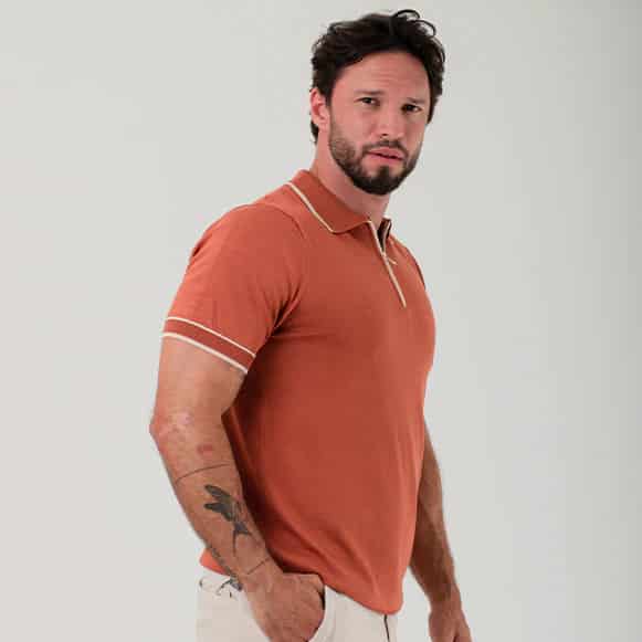 SUETER TIPO POLO MODA TEJIDO HOMBRE - miniatura 12
