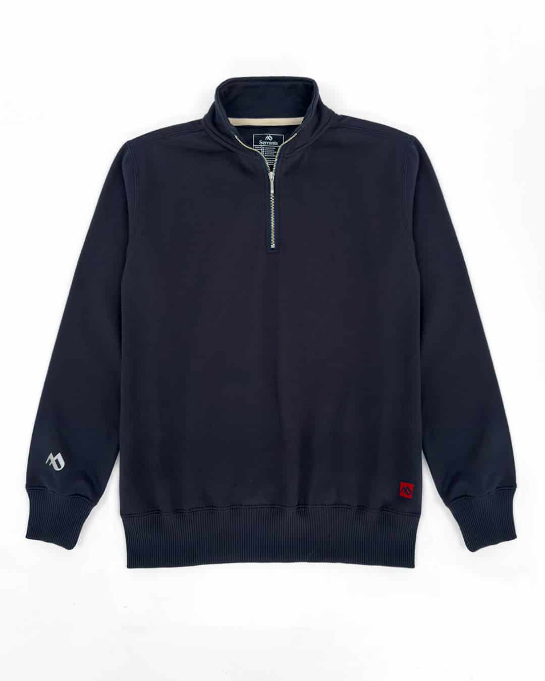 Buzo cuello alto hombre Azul Oxford - miniatura 4