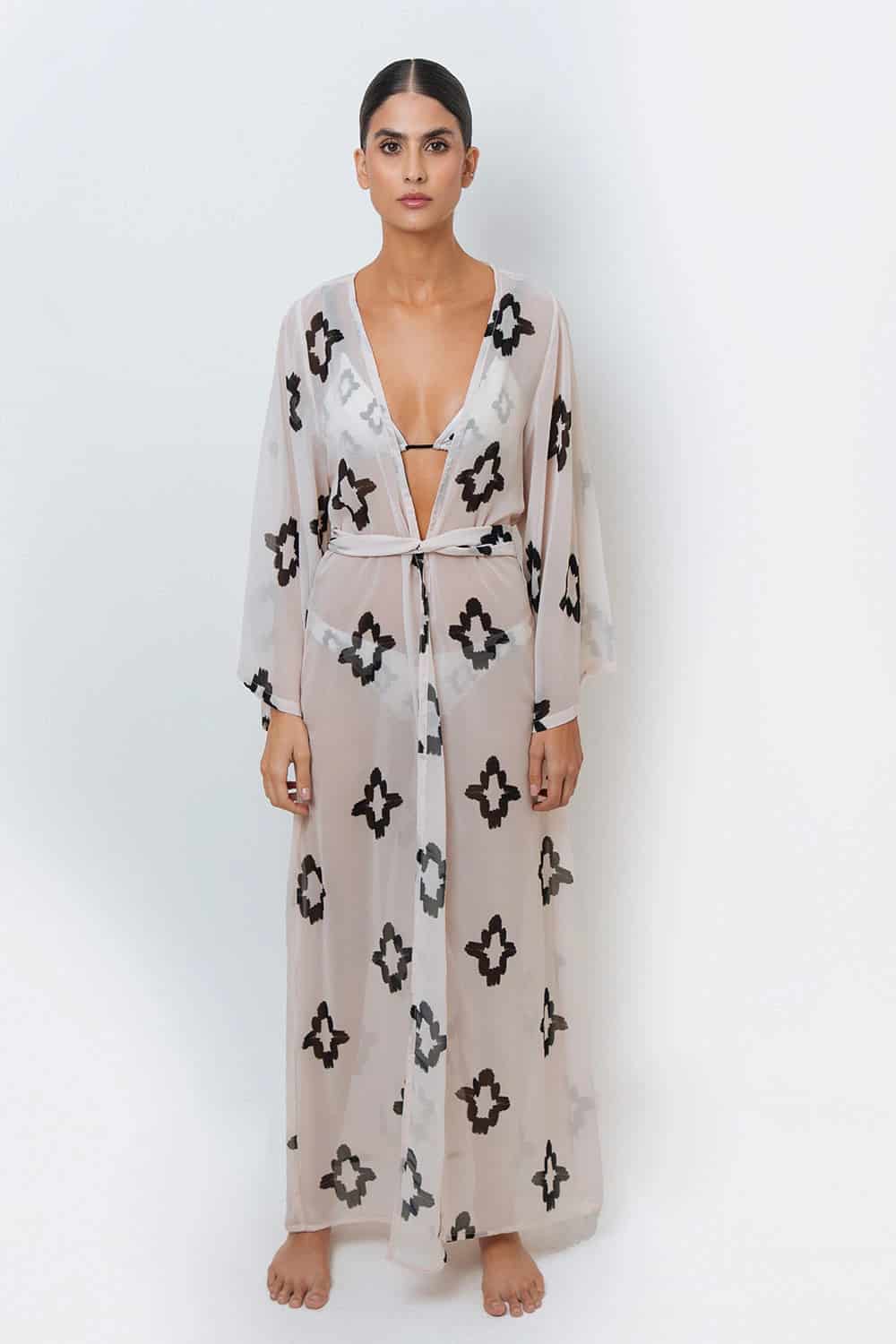 Kimono Farah Ivory Cruz Colombia - miniatura 3