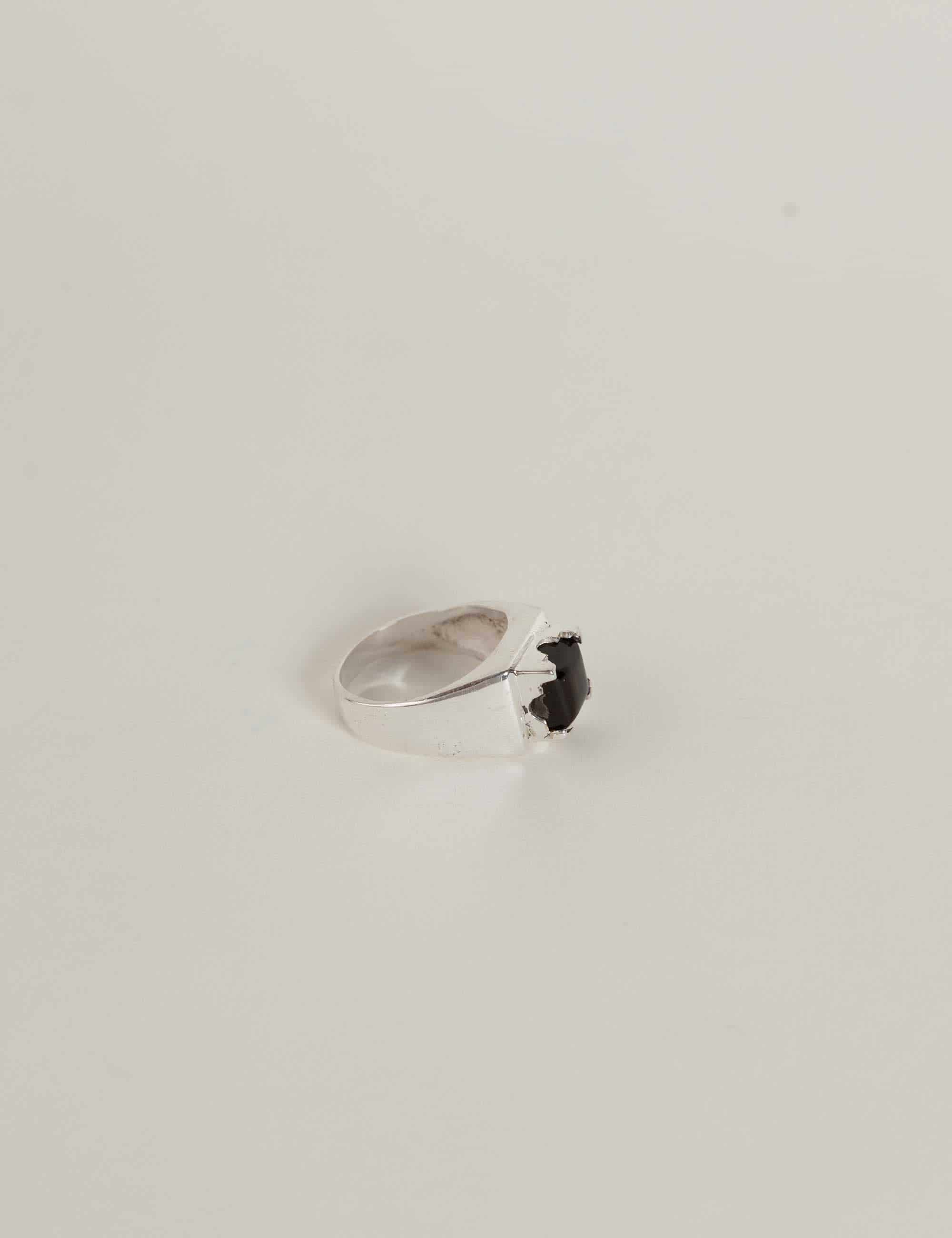 Anillo Punto Cadeneta Ónix - miniatura 4
