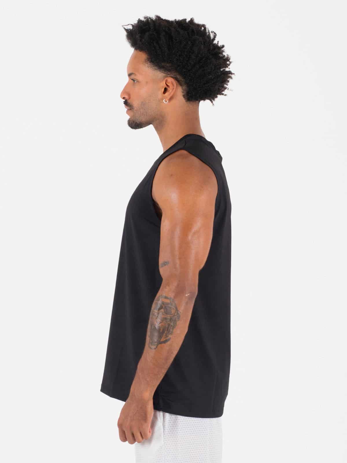Camisilla hombre juno ibiza negra - miniatura 3