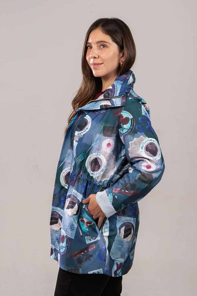 Parka Trench Tinto De Medianoche - miniatura 2