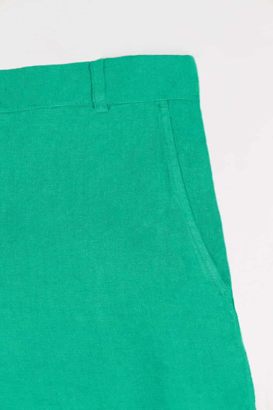 Men's linen bermuda light blue - miniatura 7