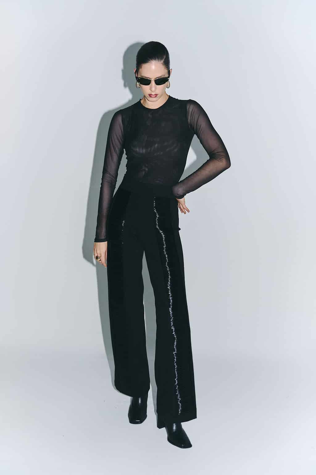 Top Mesh Negro - miniatura 2