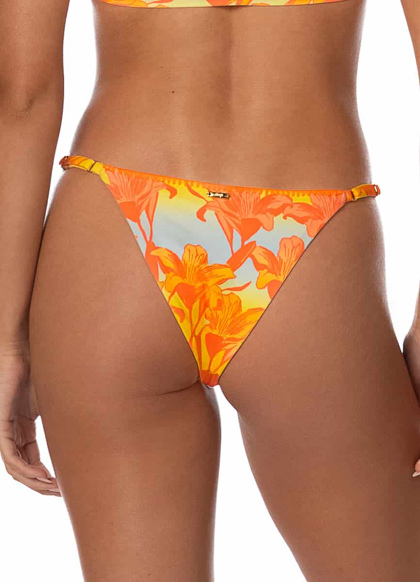Maaji Golden Lily Flash Low Rise Single Strap Bikini Bottom - miniatura 3