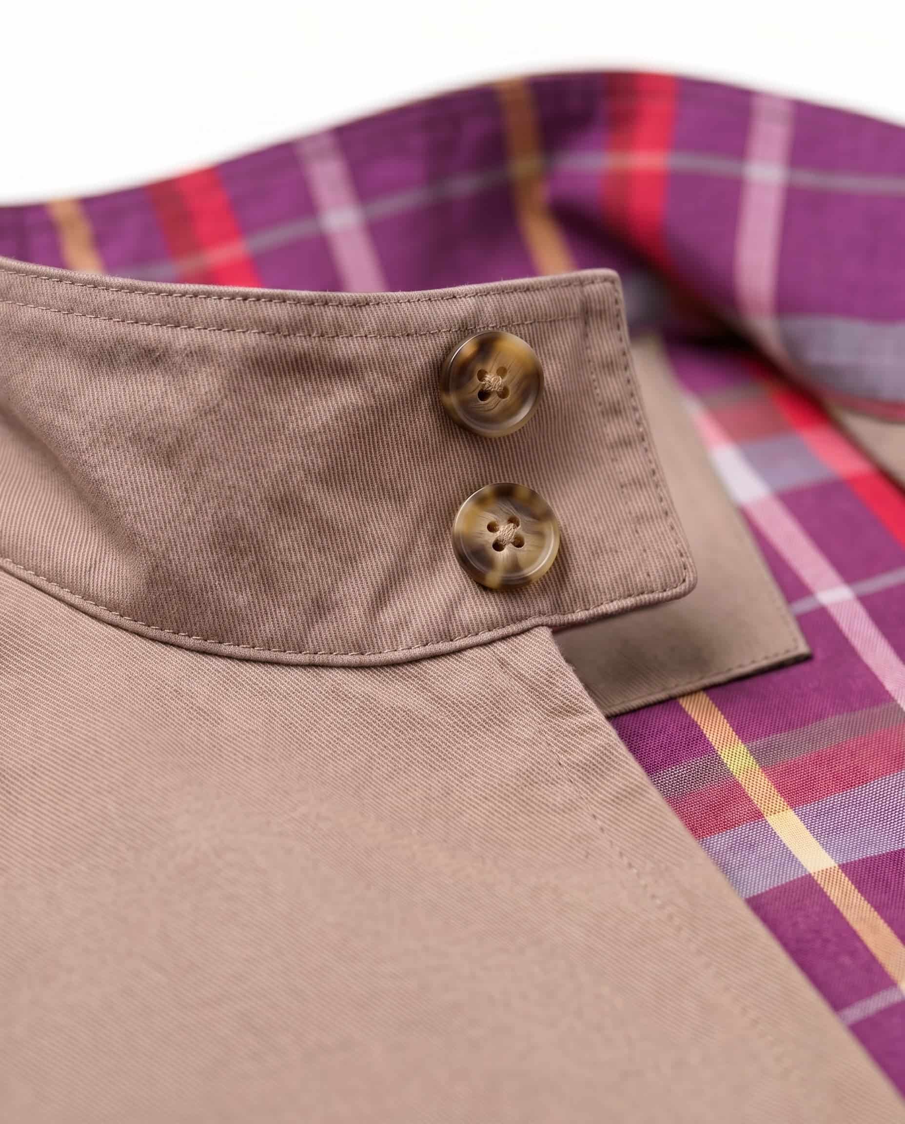 Chaqueta Harrington - Gabardina Beige - miniatura 6