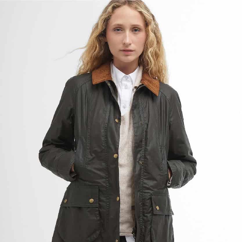 Lightweight Beadnell Waxed Jacket - miniatura 2