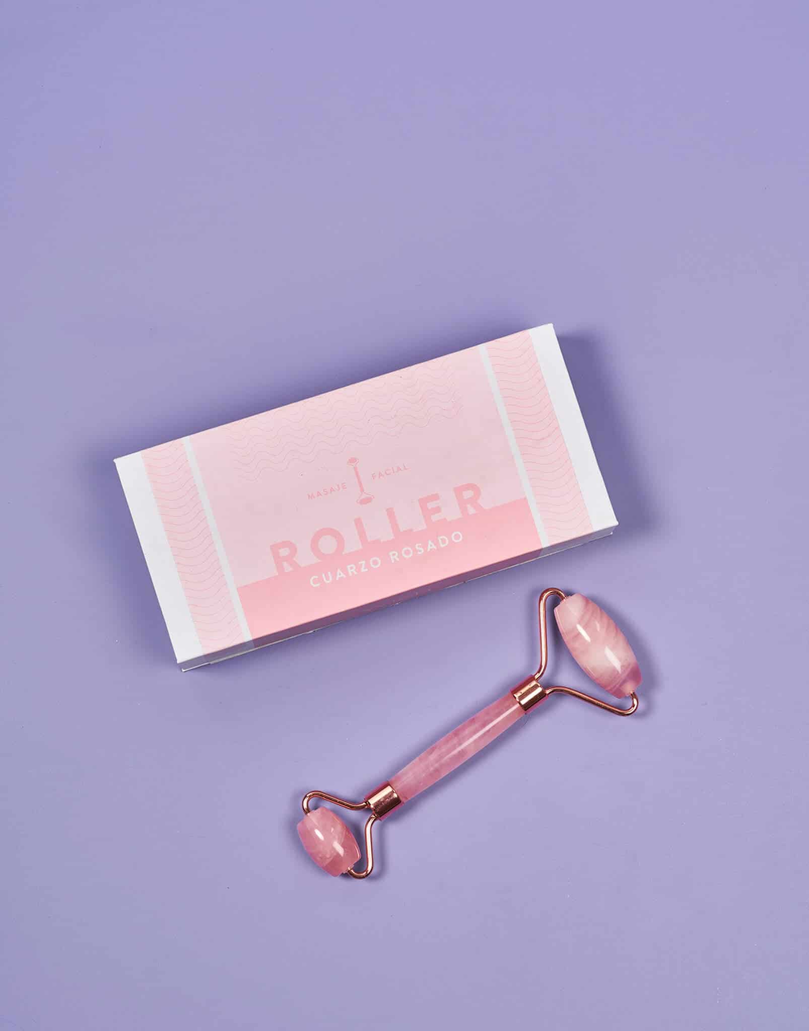 ROLLER FACIAL CUARZO ROSADO - miniatura 1