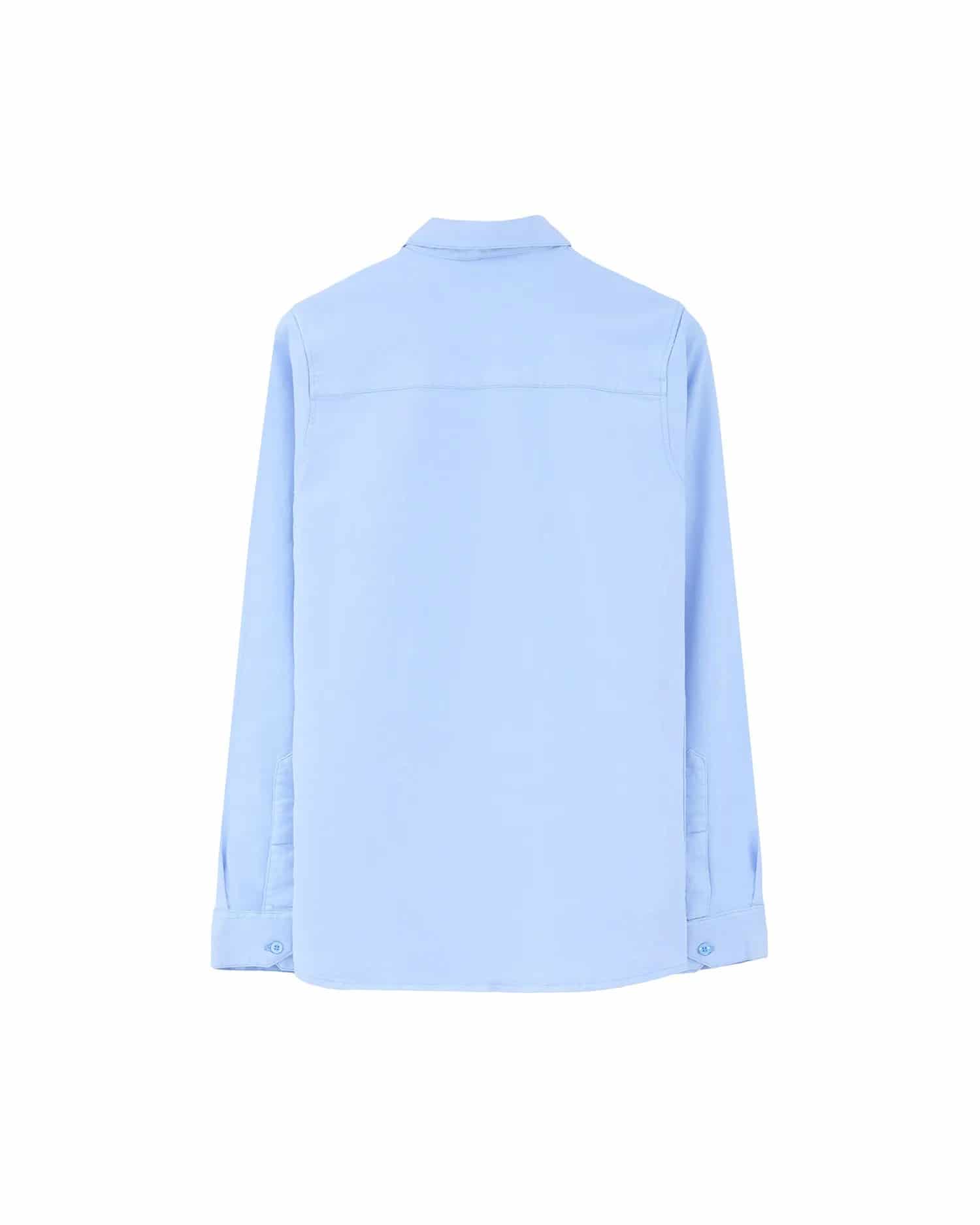 Camisa Clasica celeste - miniatura 7