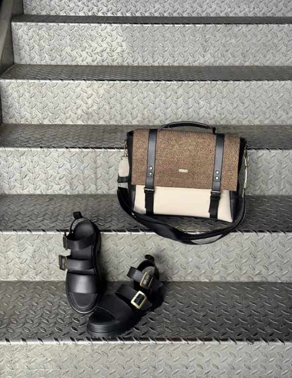 SANDALIAS CHUNKY NEGRO - miniatura 2