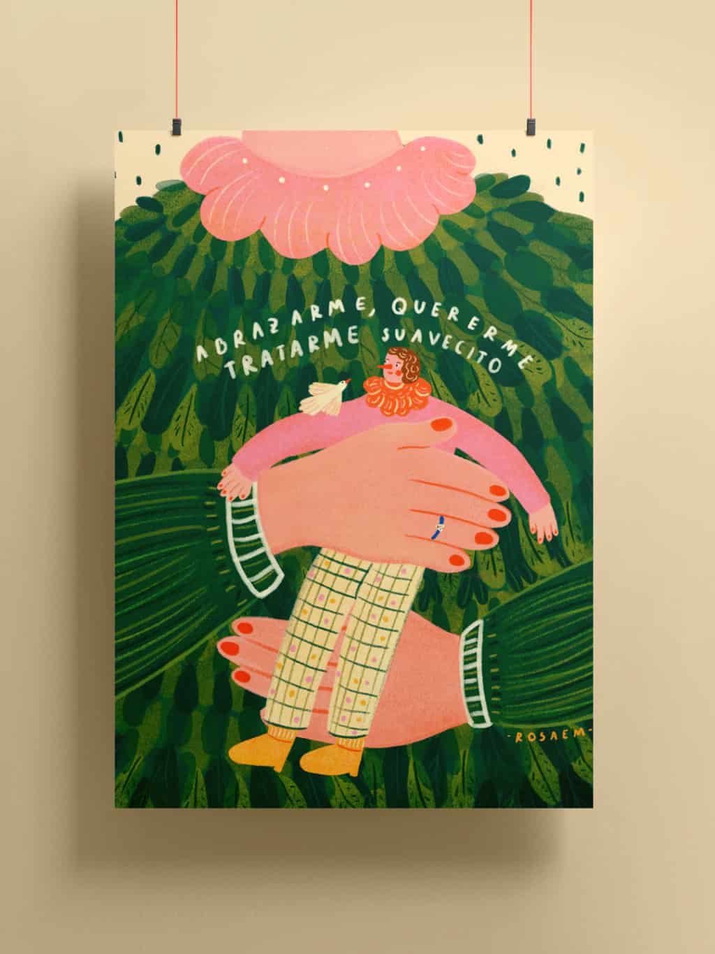Póster abrazarme, quererme suavecito - miniatura 2