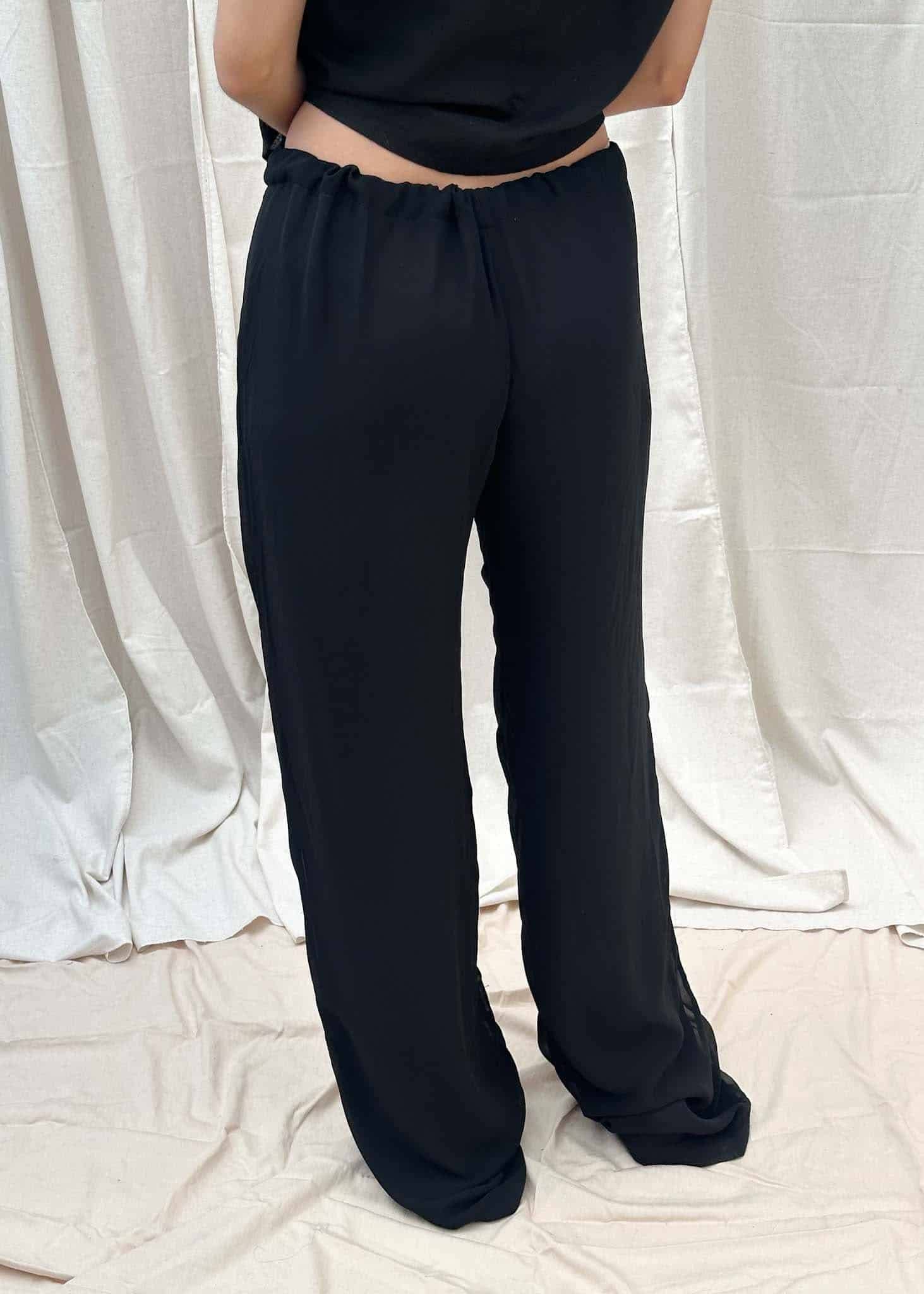 Pantalón Malla Negro - miniatura 3