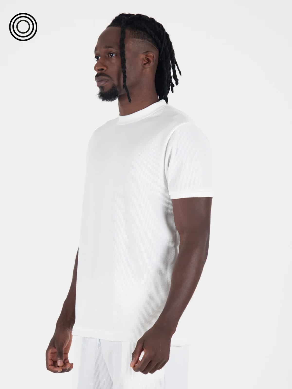 Camiseta hombre atenas slim ivory - miniatura 4