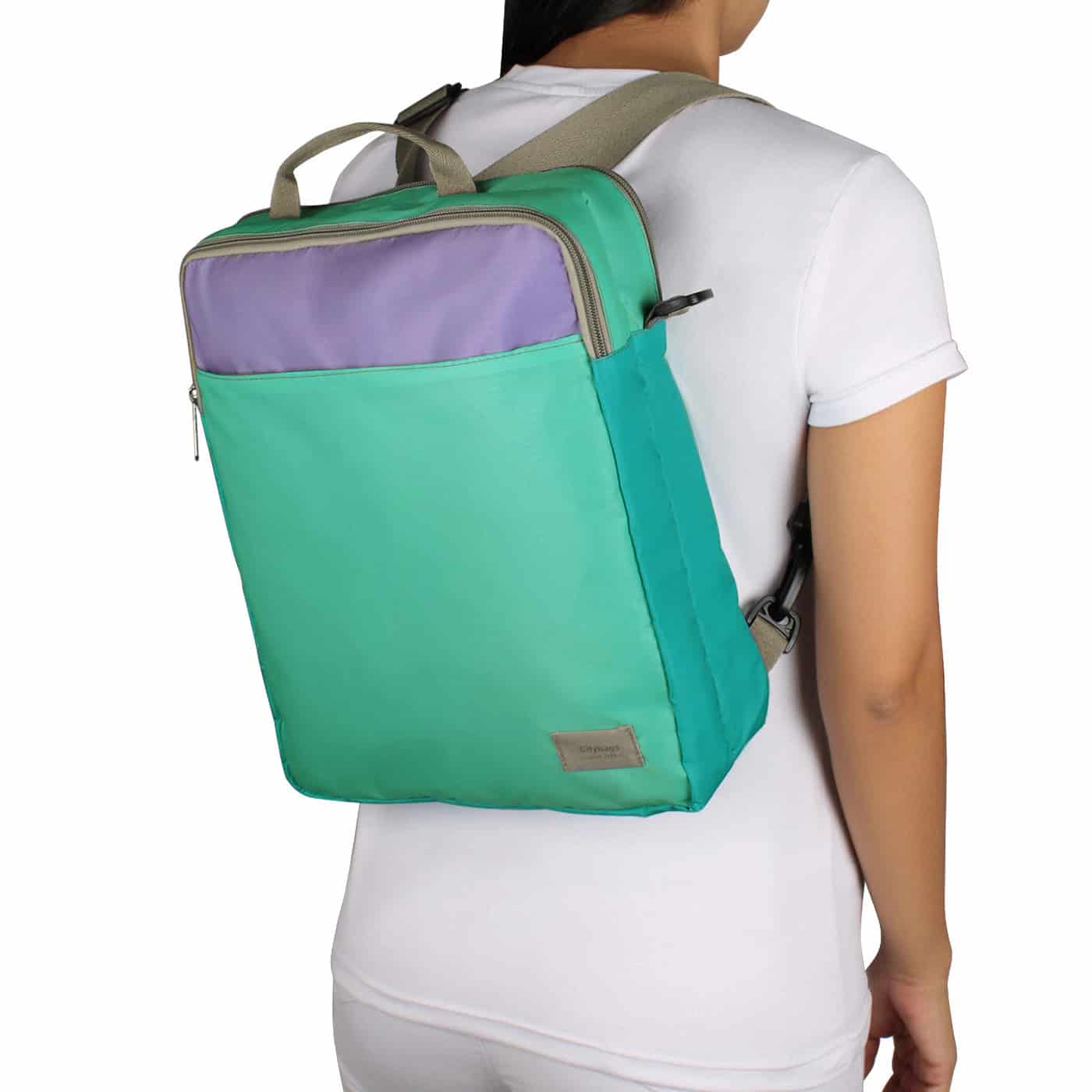 Bolso Manos Libres Convertible a Morral Citybags ULTRA Vanila - miniatura 4