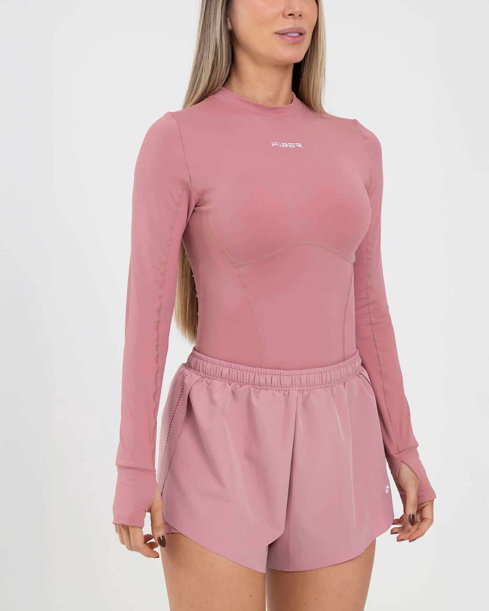 Camibuso sculpt line rosa jasmin move FIBER - miniatura 2