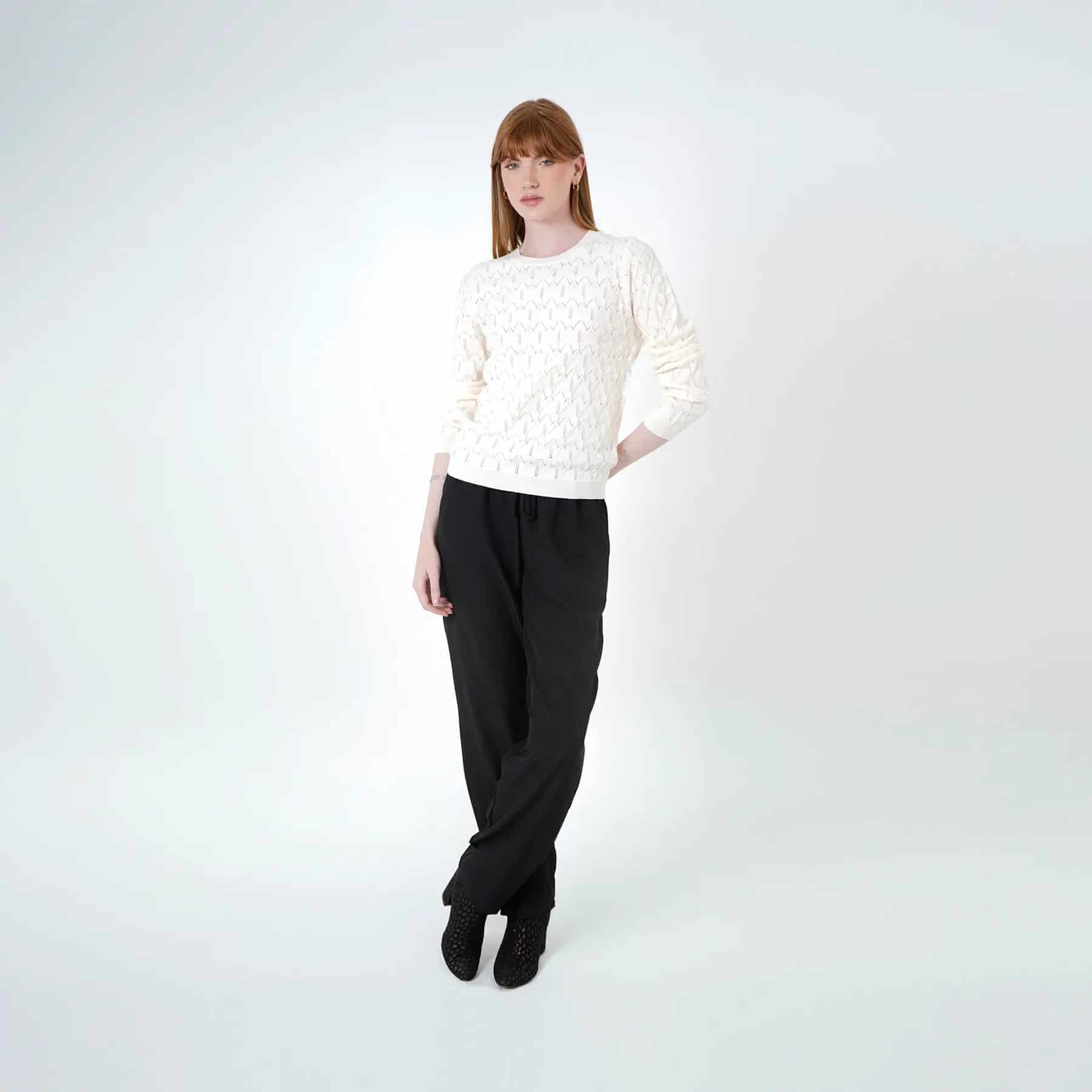 Sweater Cuello V Manga Larga - miniatura 9