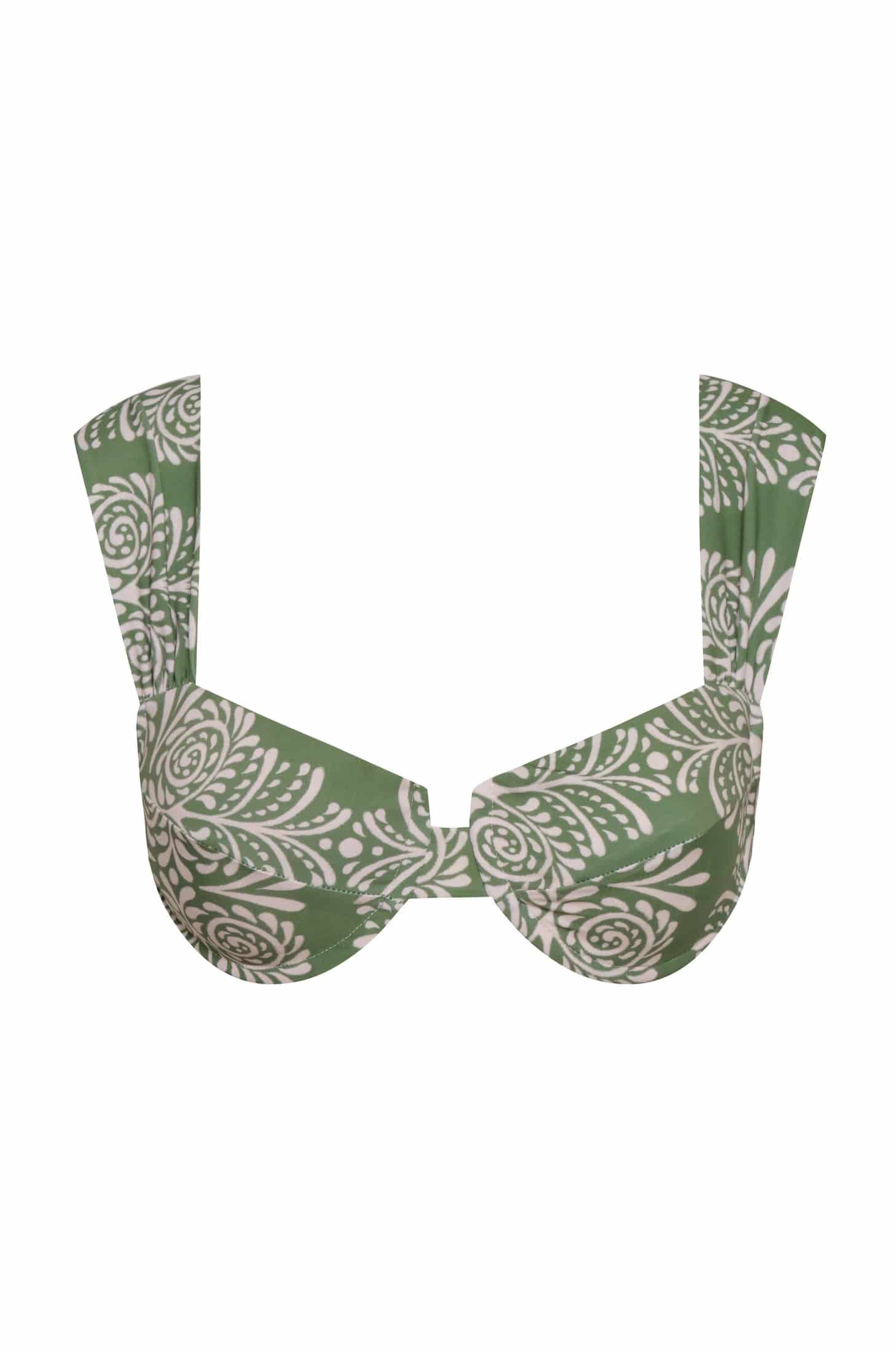 Sabina Top / Green Arabesque - miniatura 1