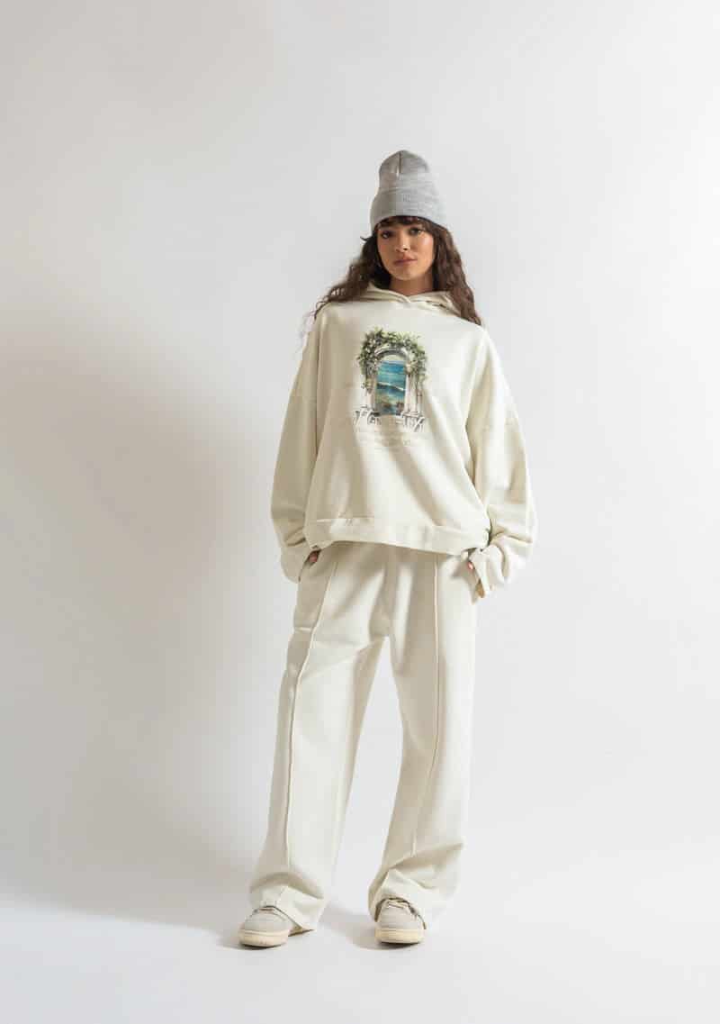 Monclair cream hoodie - miniatura 8