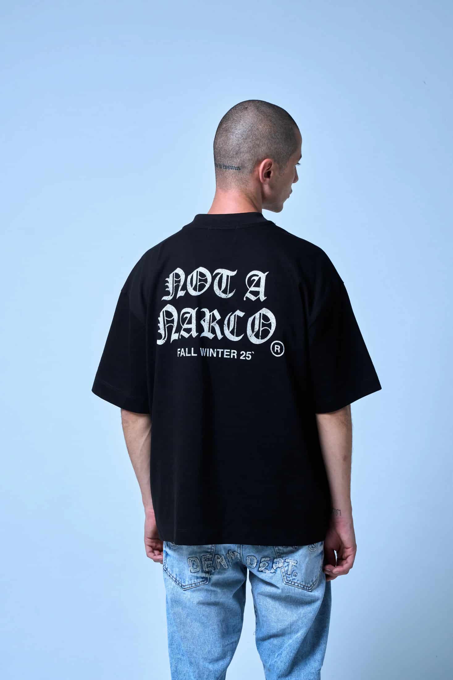 NOT A NARCO FW25 WHITE T-SHIRT - miniatura 15