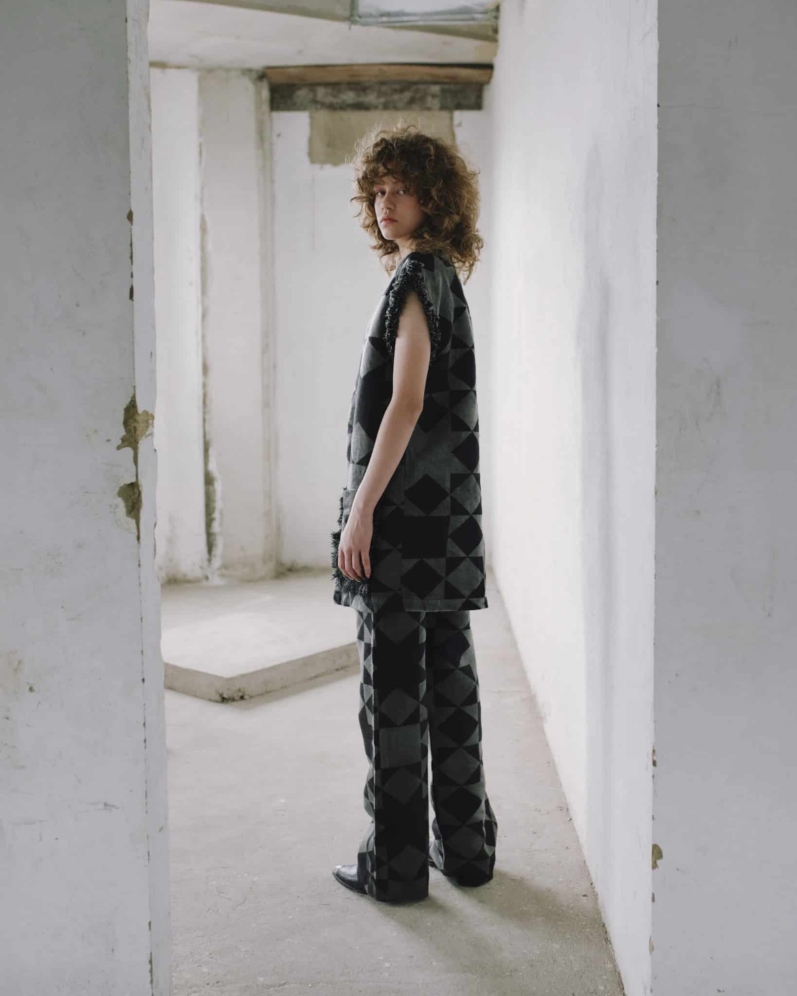 PATTERN SUIT VEST - miniatura 10