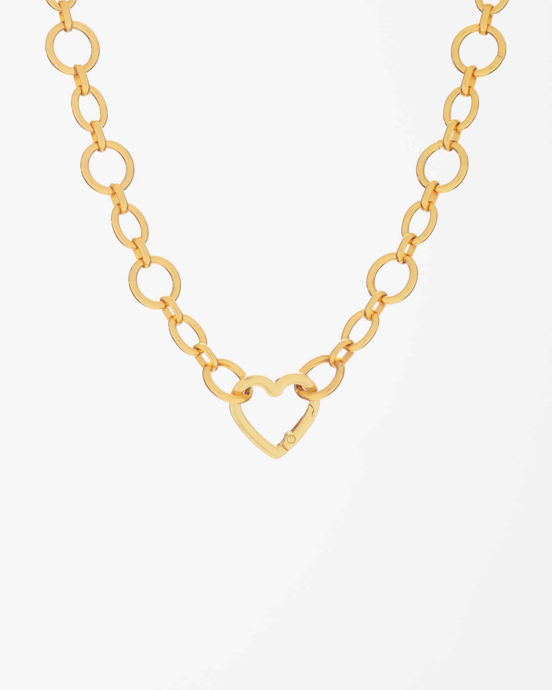 Collar Broche Corazón Gold - miniatura 2