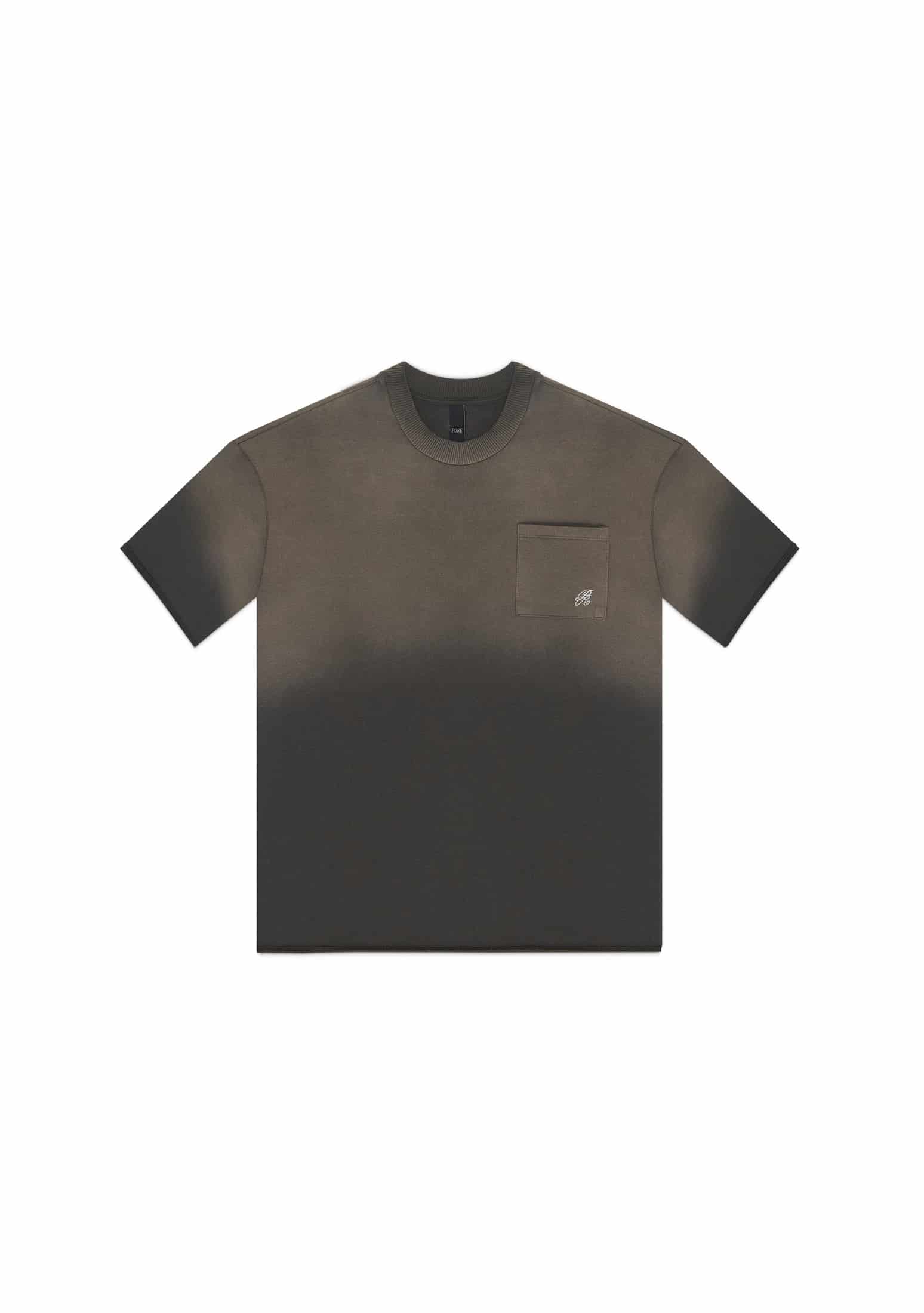 Rustic black pocket t-shirt - miniatura 1