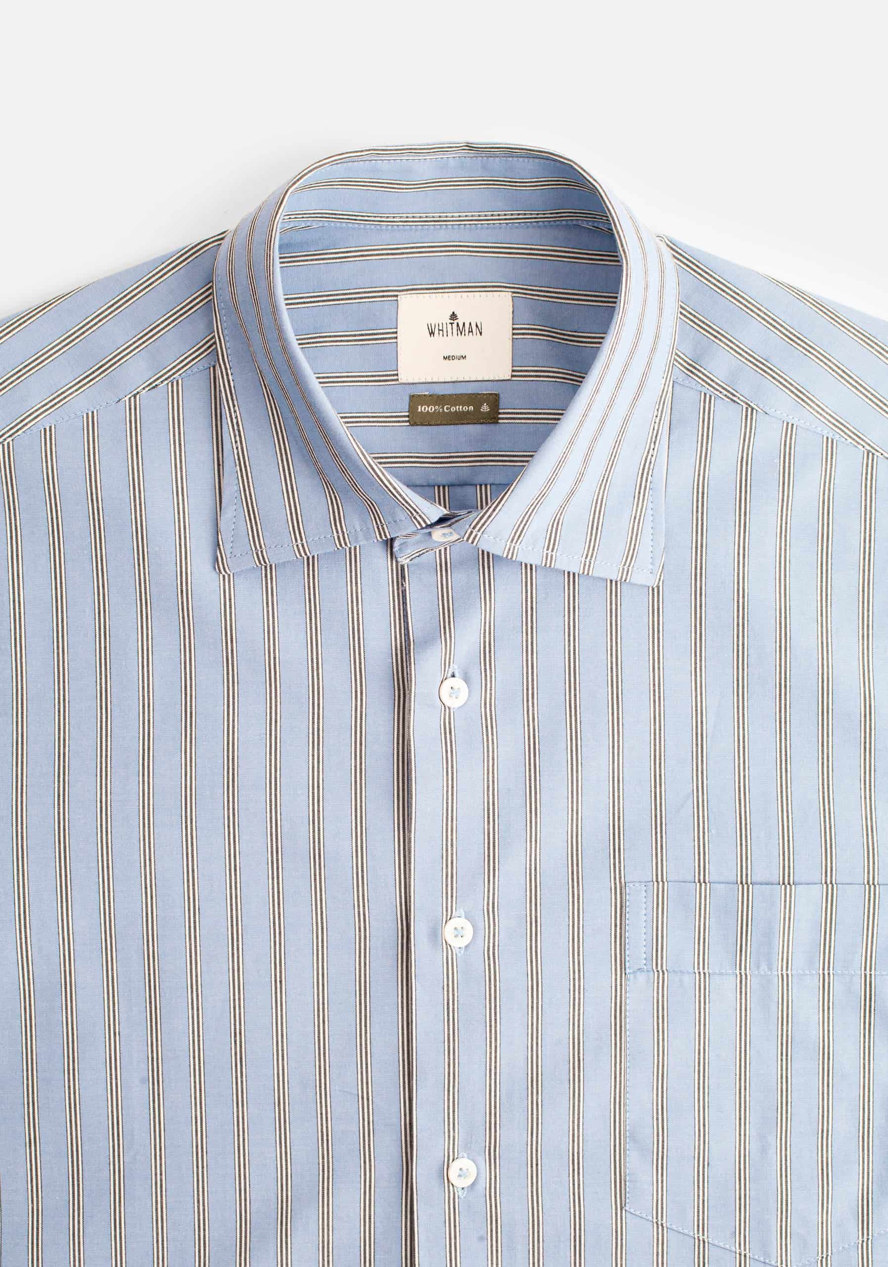 Camisa H CI Jamaica Rayas Grd Azul Medio - miniatura 5