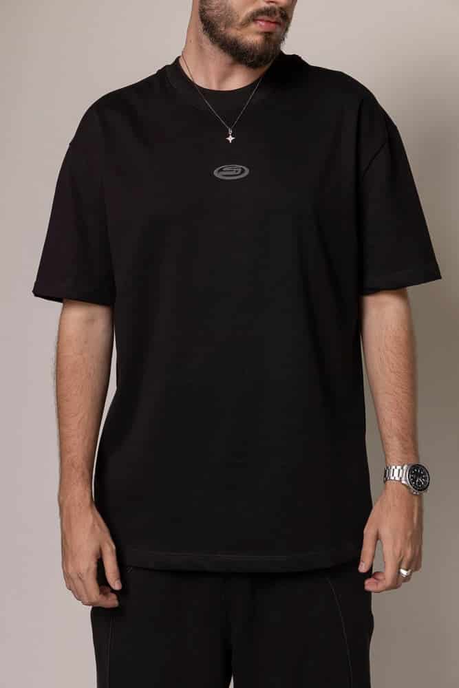Camiseta Basica Sogno-Negra - miniatura 6