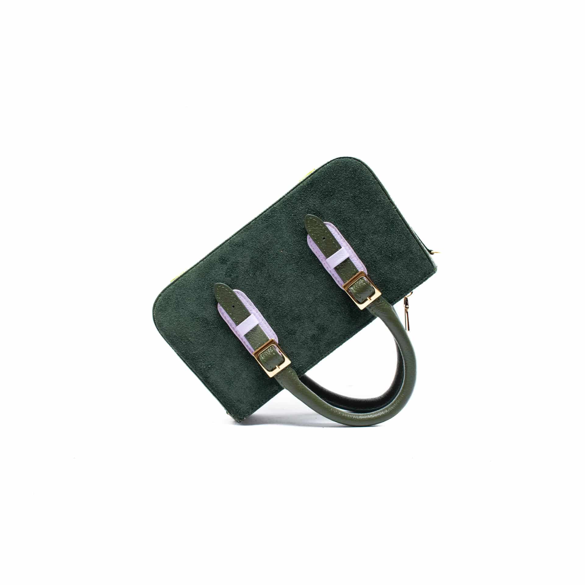 LOVELY BAG MICRO - Verde Botella x Malva - miniatura 4