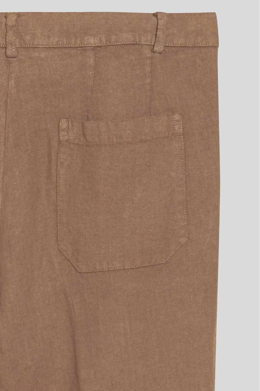 Men's linen pants leather donato - miniatura 3