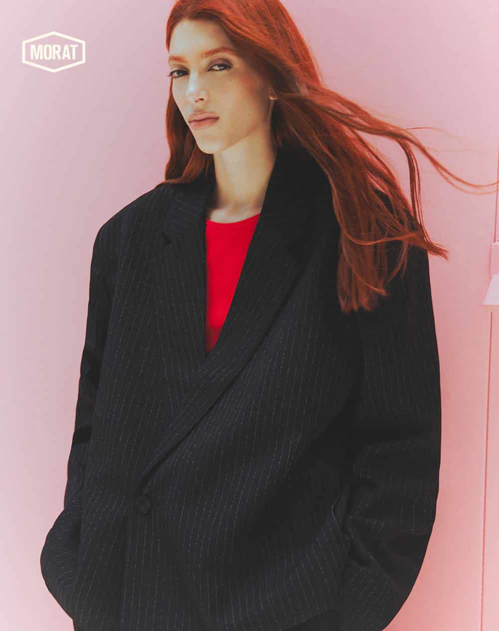 Blazer cropped negro unisex GEF | MORAT - miniatura 3