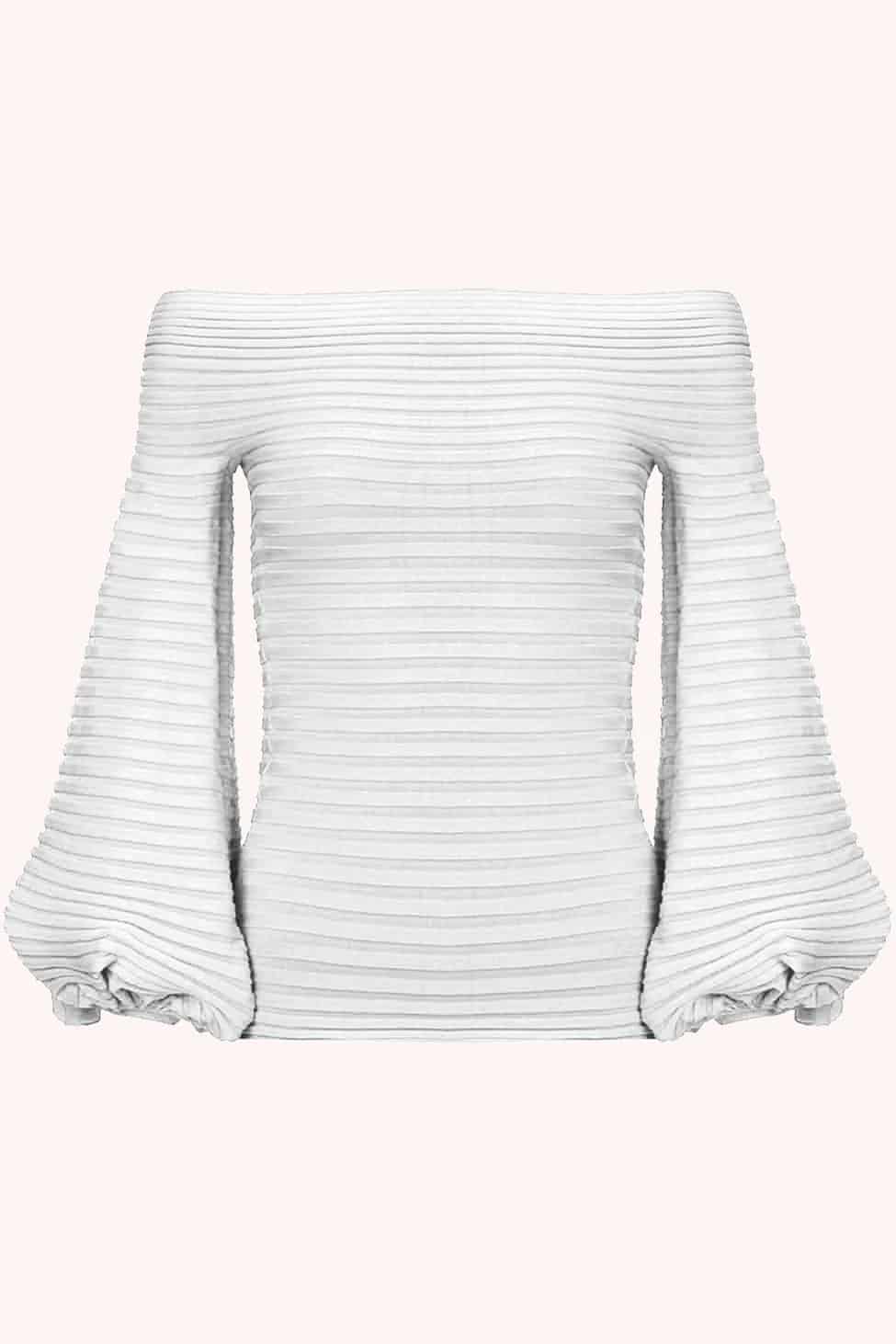 Conde Ribbed Blouse - miniatura 4