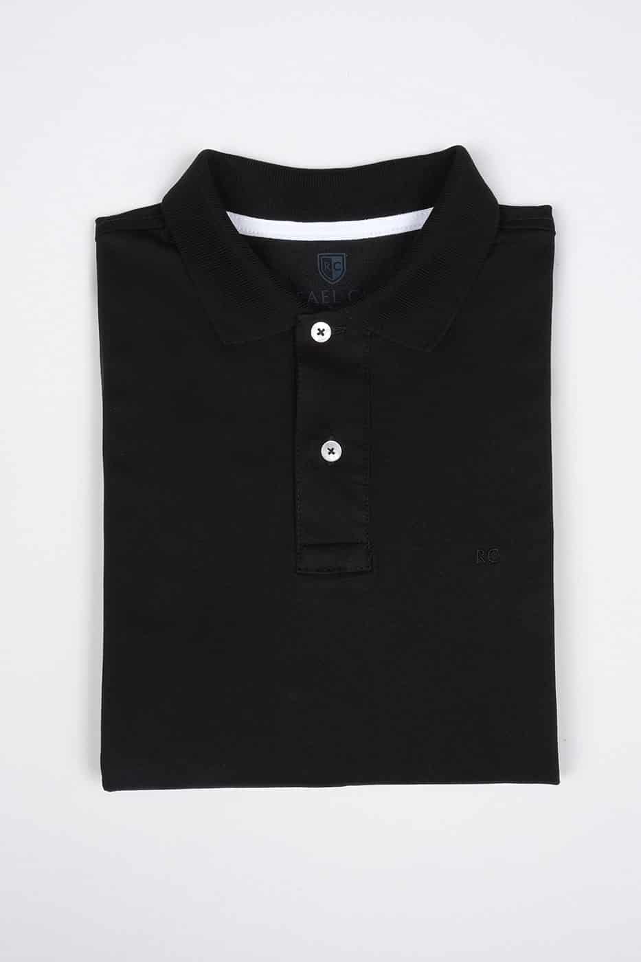 Camiseta Polo Negro - miniatura 3