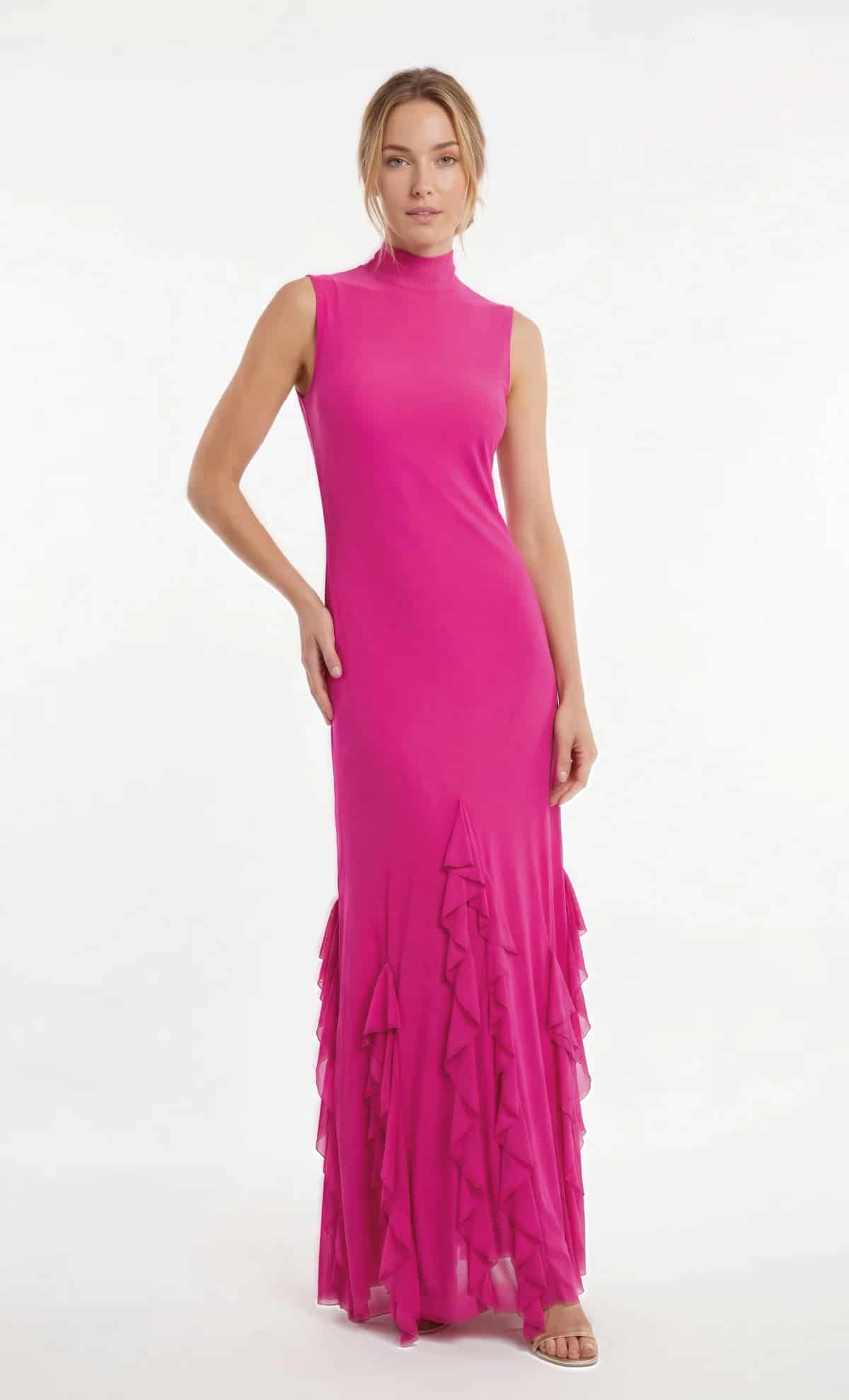 Vestido largo Aneta Pink - miniatura 5