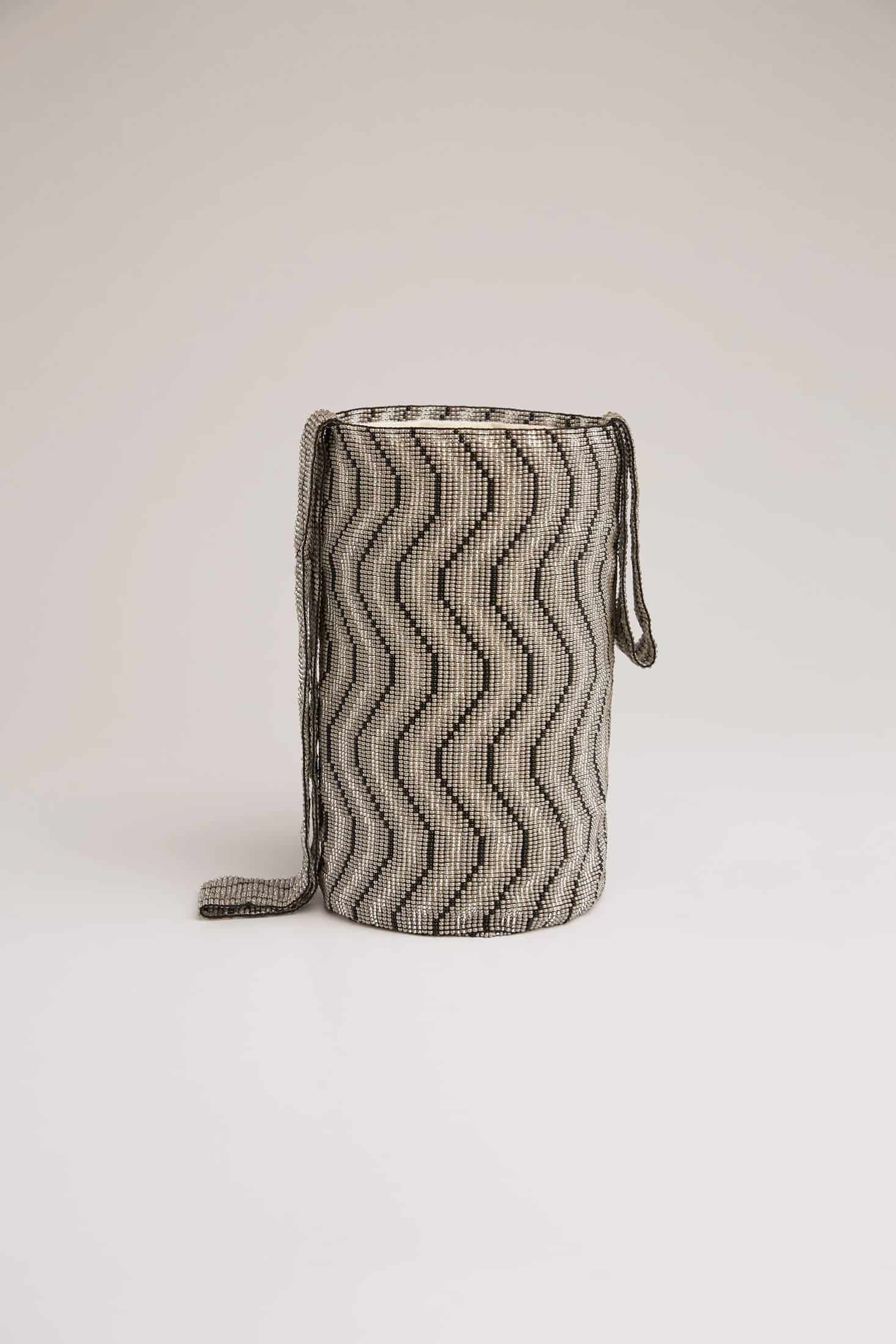 Happiness Comes in Waves Bag - Silver/Black - miniatura 2