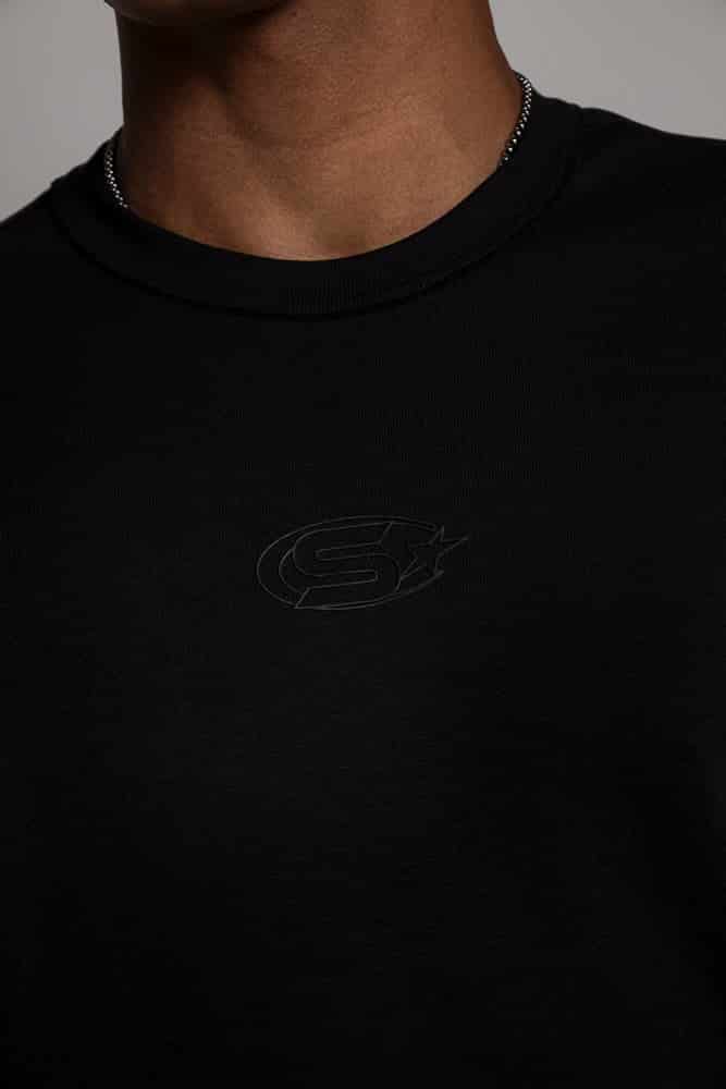 Camiseta Courage Rib-Negra - miniatura 6