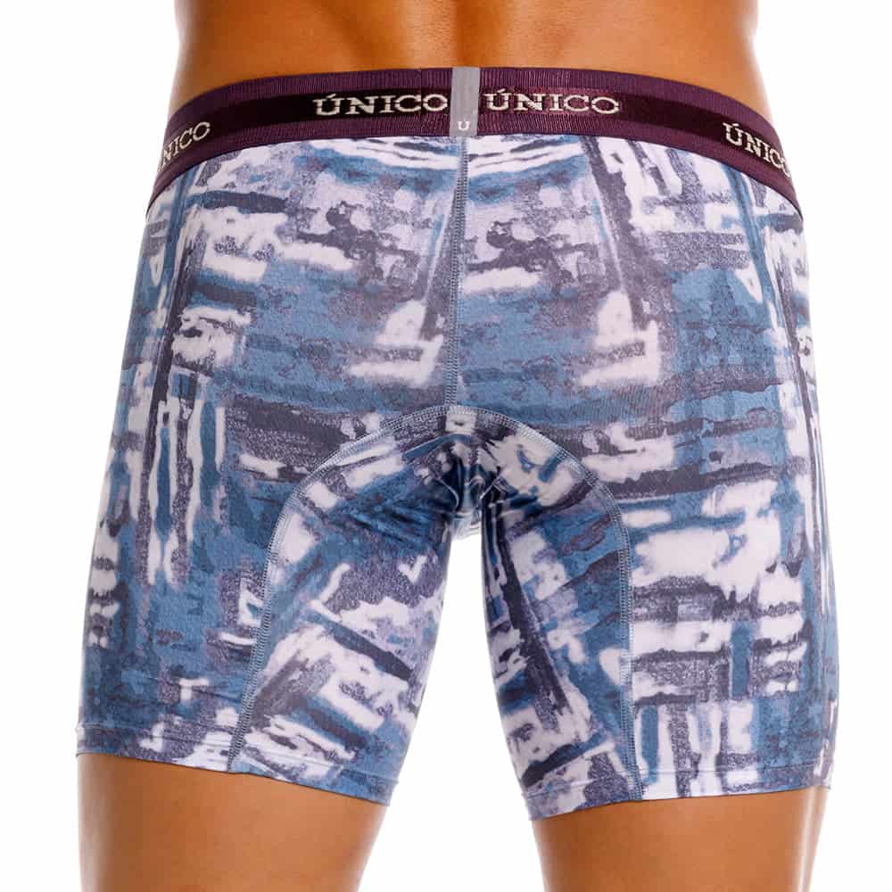 BOXER MEDIO IMPASTO AZUL - miniatura 4
