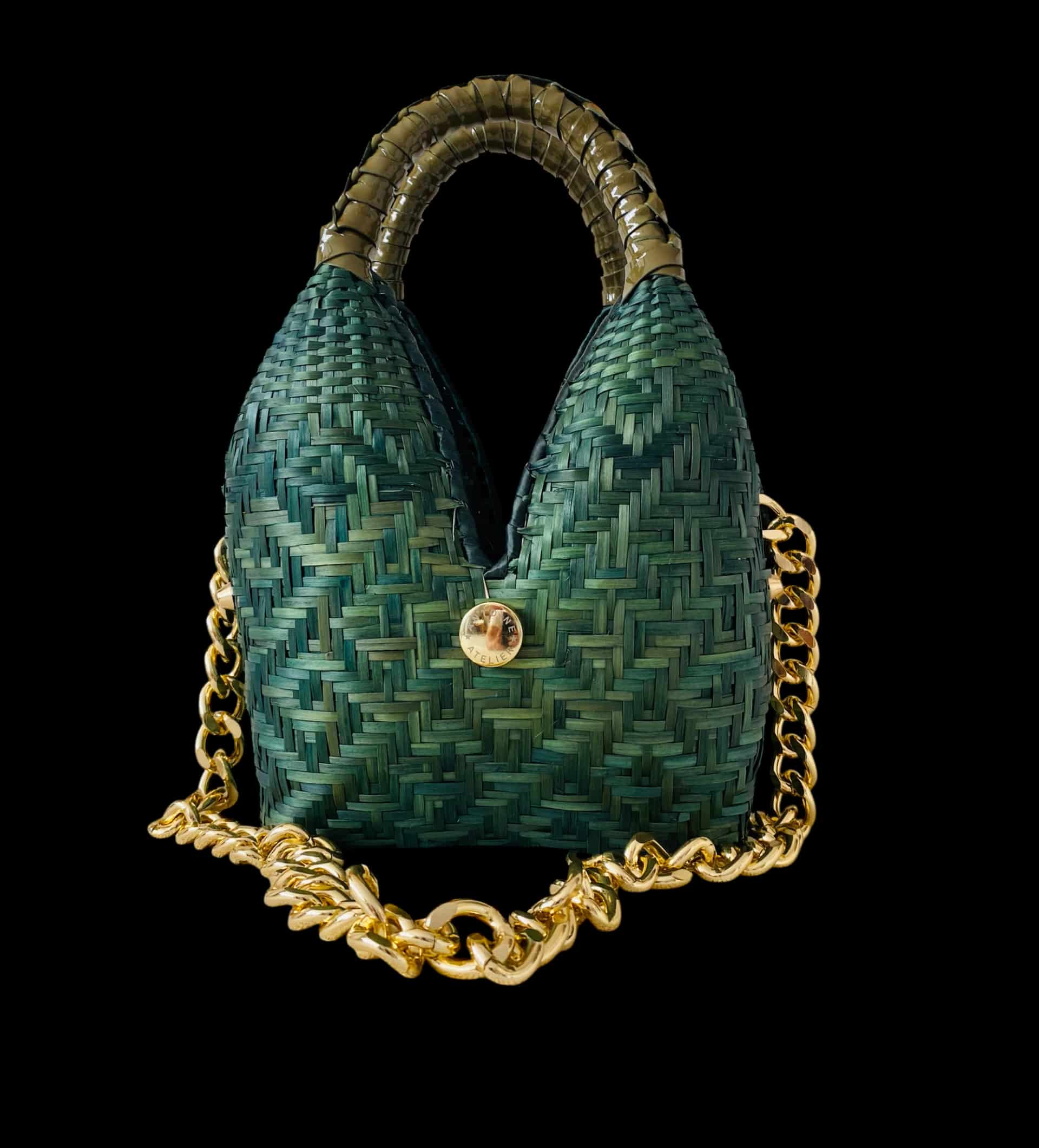 CARLY BAG LEATHER GREEN - miniatura 2