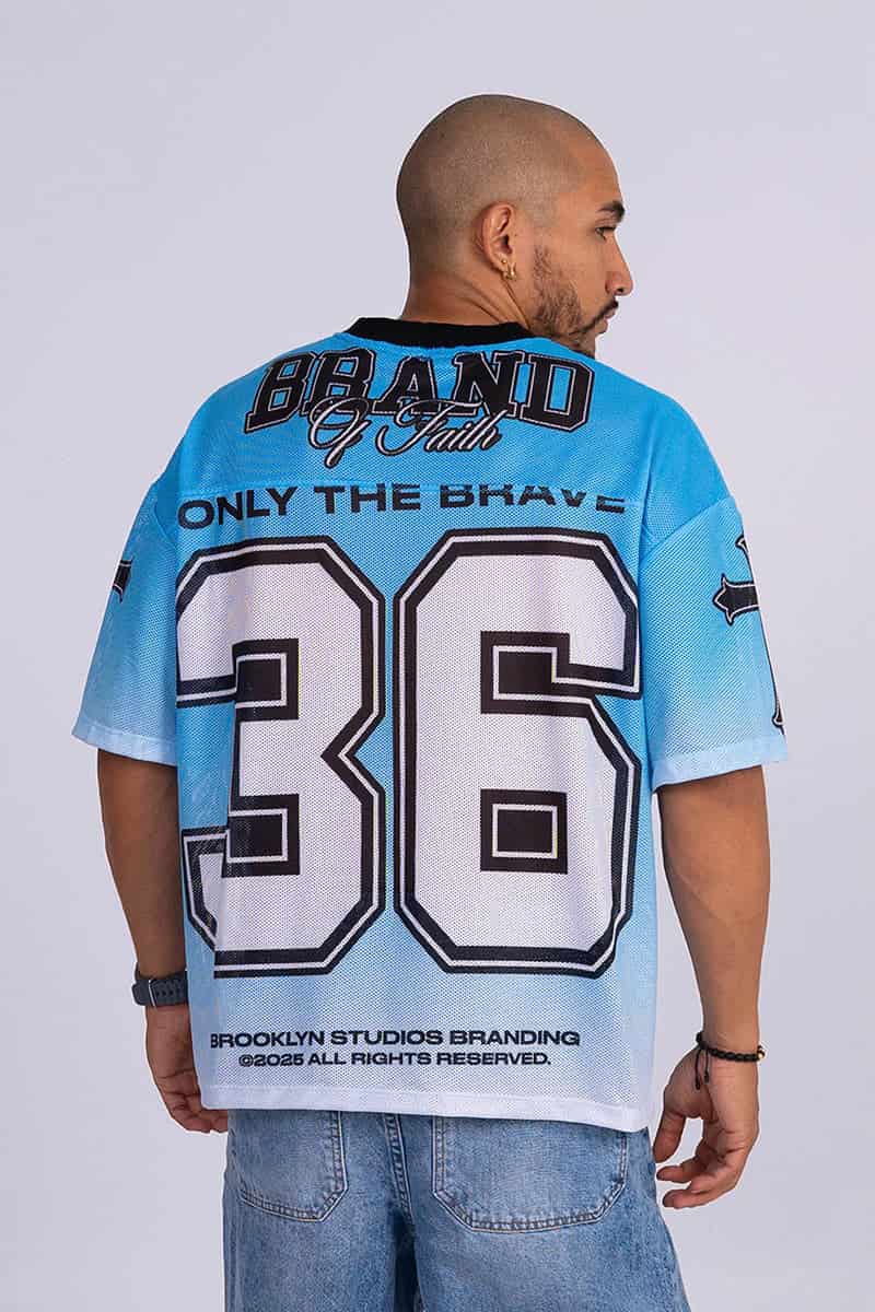 Camiseta oversize malla brand - miniatura 2