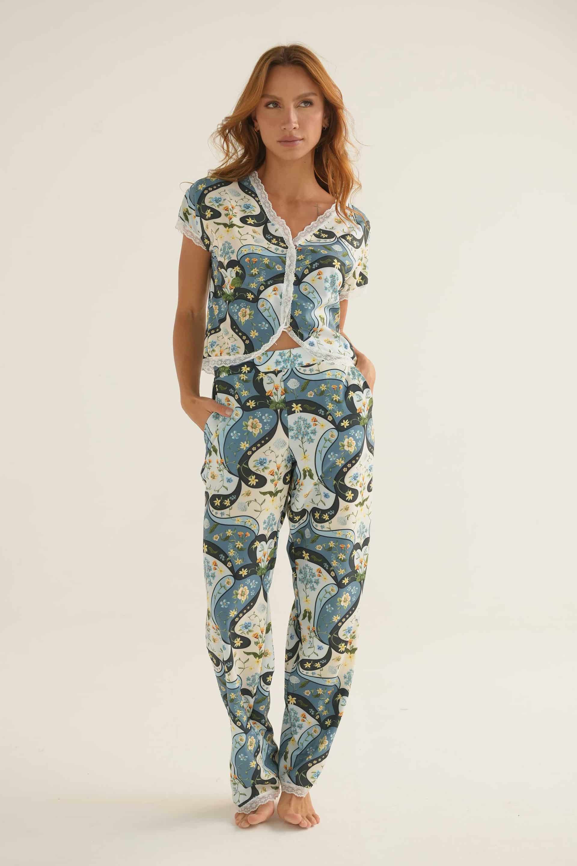 PIJAMA PANTALON ELLIPSE ESTAMPADA - miniatura 1